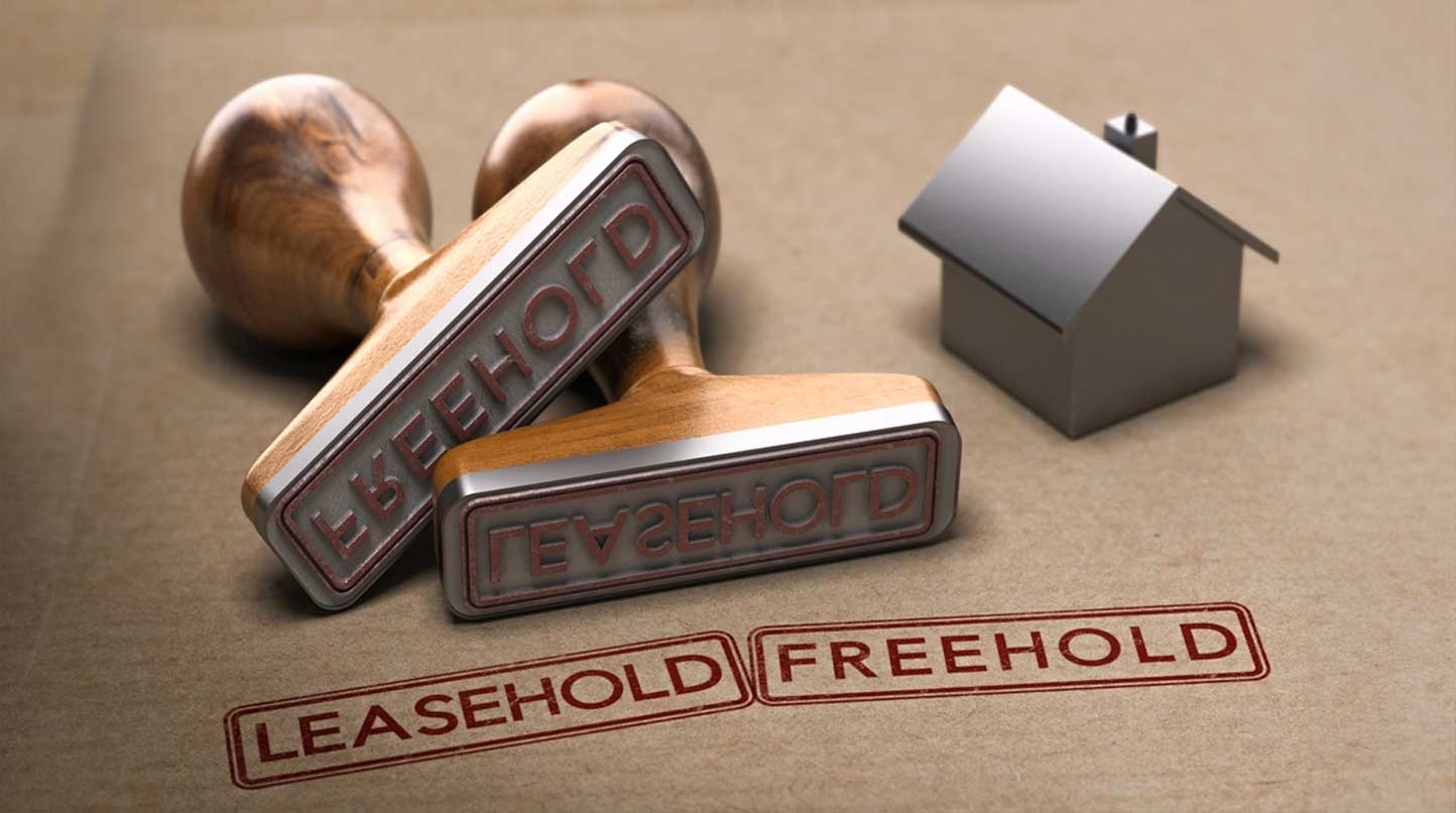 Leasehold & freehold stamp next to house vector | A Legal Perspective of the Differences Between Freehold and Leasehold Property in Kenya | Njaga & Co. Advocates property and real estate law