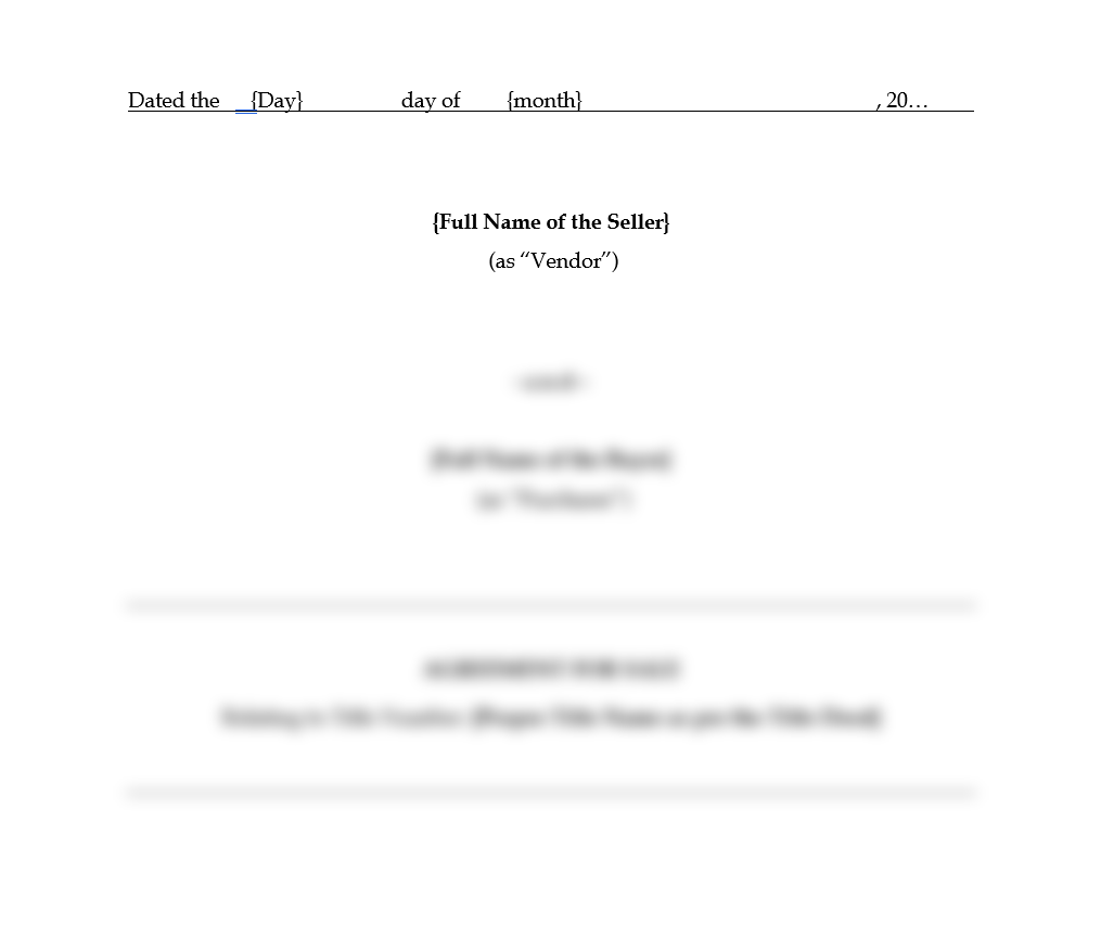 Land Sale Agreement | Njaga & Co Advocates llp free legal documents