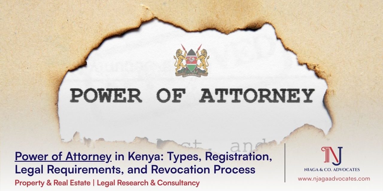 Map of Northern Africa with GOK | Power of attorney types | Njaga Advocates property and real estate law firm