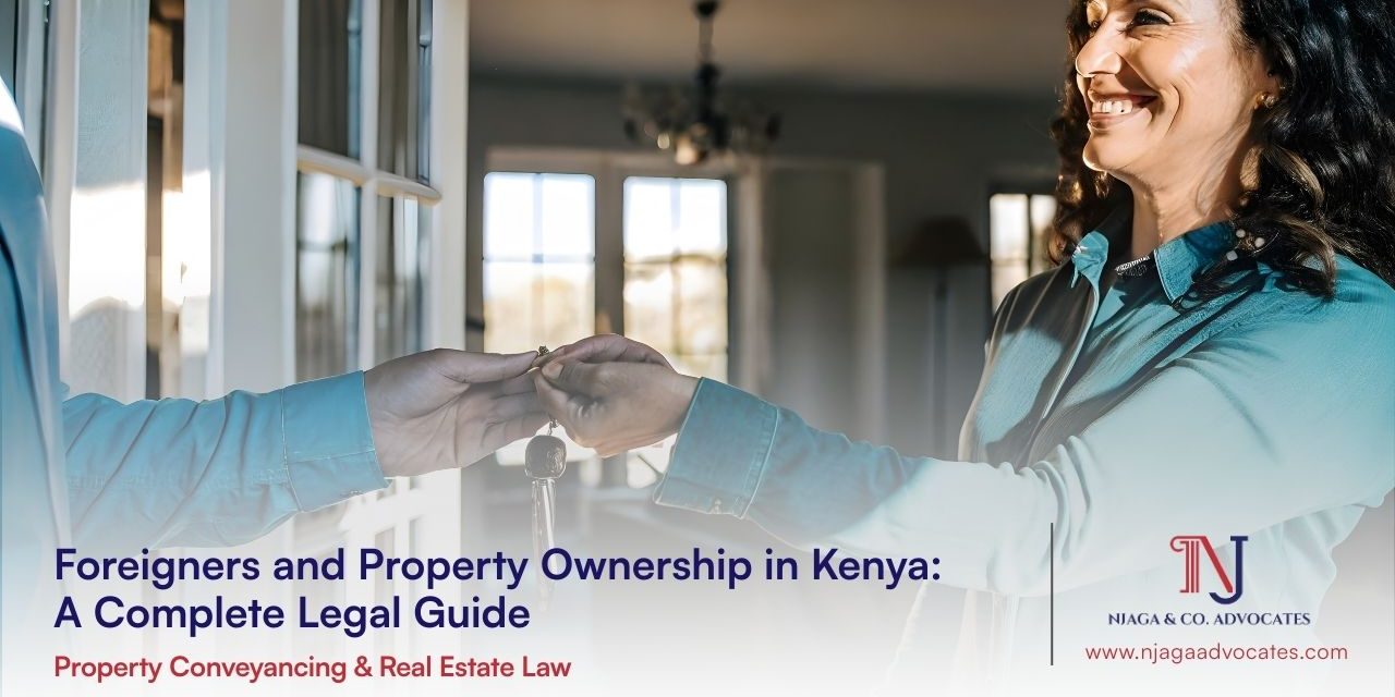 A realtor handing over a key to Caucasian lady concept of home ownership | Property Conveyancing and Real Estate Law in Kenya | property lawyers in Kenya