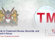 Coat of arms Kenya with the initials TM on the right showing trademarks in kenya concept | ip law firm in kenya
